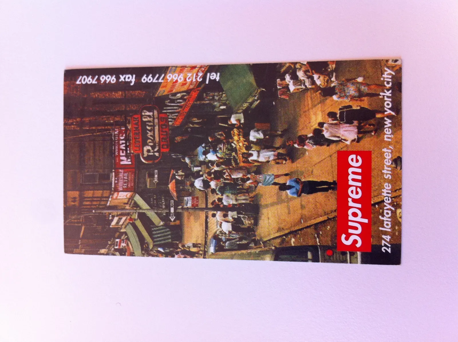 Business Card from 1998